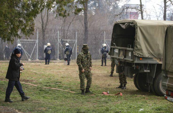 Ενίσχυση των αστυνομικών δυνάμεων στις Καστανιές με τεθωρακισμένα του στρατού