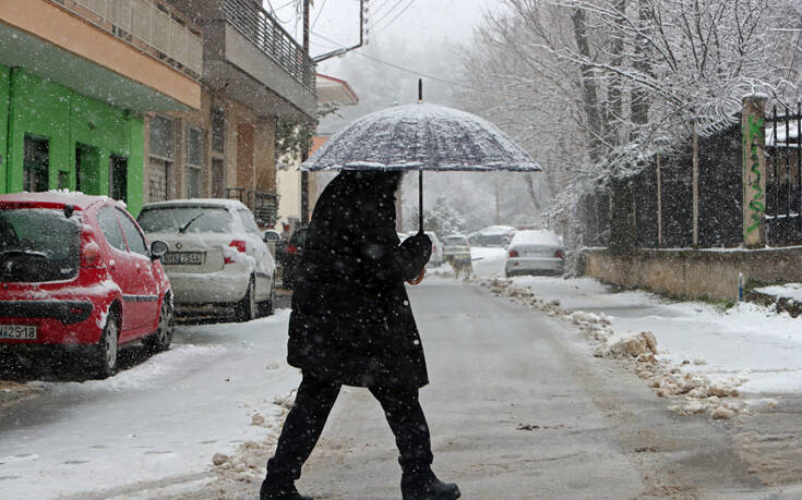 Καιρός: Στην κατάψυξη η χώρα &#8211; Τσουχτερό κρύο, χιόνια και θυελλώδεις άνεμοι