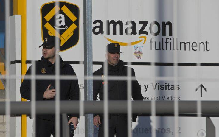 Τα κεντρικά γραφεία της Amazon στη Μαδρίτη εκκενώθηκαν μετά από απειλή για βόμβα