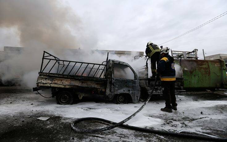 Τουλάχιστον 7 νεκροί σε επίθεση με παγιδευμένο όχημα κοντά στα σύνορα Συρίας- Τουρκίας