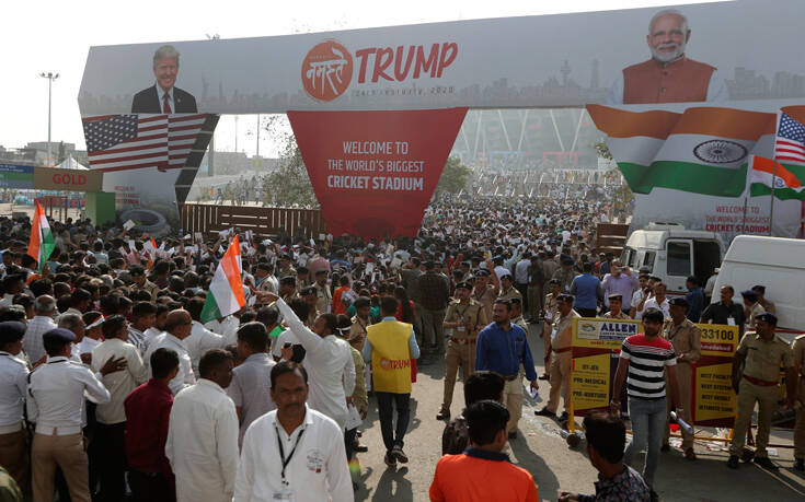 «Namaste Τραμπ»: Εντατικές προετοιμασίες στην Ινδία για τον Αμερικανό πρόεδρο