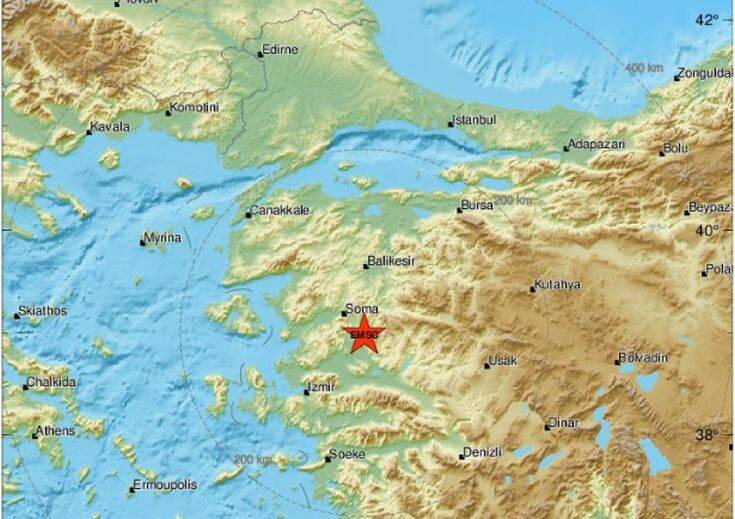 Σεισμός στη δυτική Τουρκία &#8211; Αισθητός στο Βόρειο Αιγαίο