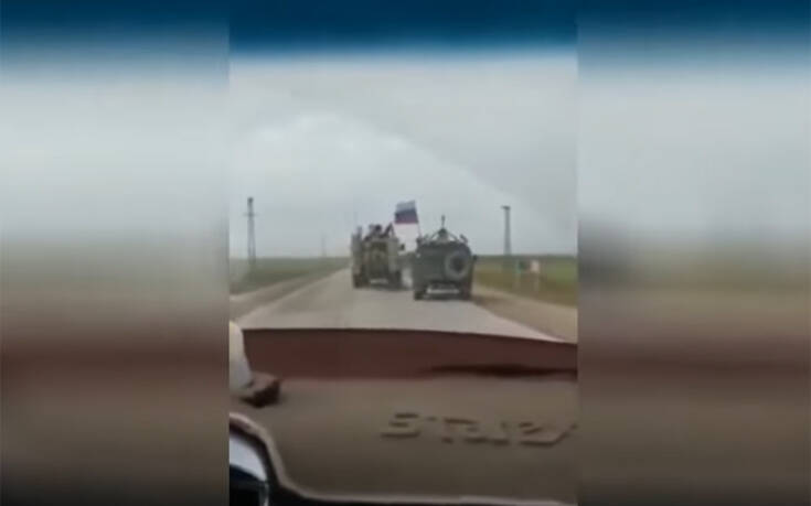 «Στενό μαρκάρισμα» ρωσικού στρατιωτικού τζιπ από αμερικανικό όχημα στη Συρία