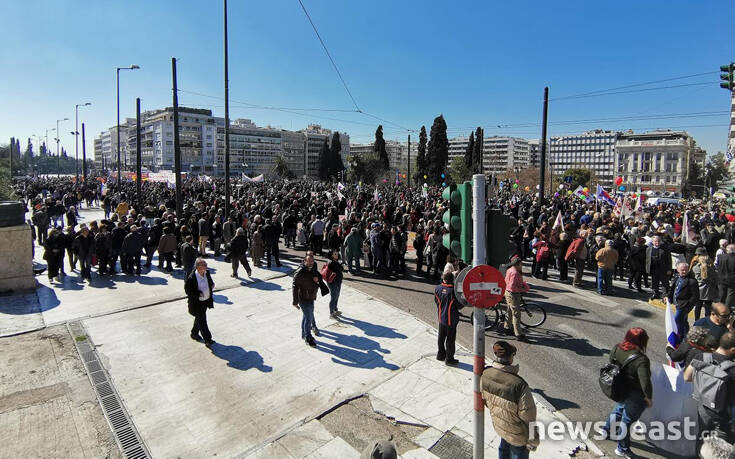 Απεργιακές κινητοποιήσεις και κλειστοί δρόμοι στο κέντρο της Αθήνας &#8211; Δείτε φωτογραφίες