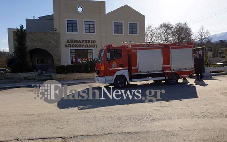 Τηλεφώνημα για βόμβα στο Δημαρχείο Αποκορώνου στην Κρήτη