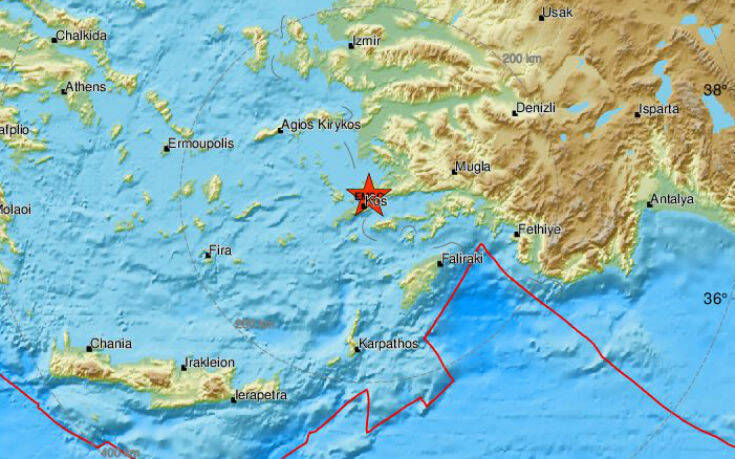 Σεισμός τώρα στα παράλια της Τουρκίας