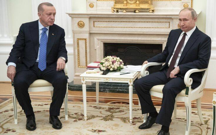 Ανατολική Μεσόγειος και Ελλάδα στις συνομιλίες Πούτιν με Ερντογάν &#8211; Τι λέει η τουρκική προεδρία