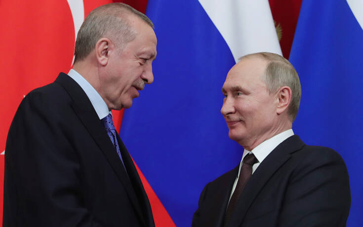 Πούτιν και Ερντογάν συνομίλησαν για διμερείς σχέσεις, Συρία και Λιβύη