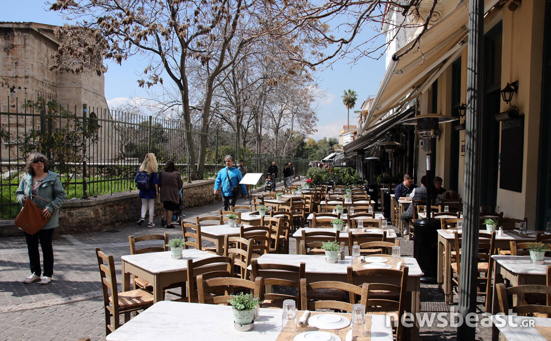 Η εικόνα της Αθήνας υπό το φόβο του κορονοϊού