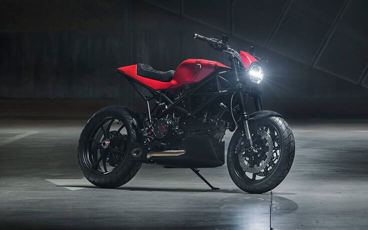 Η NEC μεταμόρφωσε μια εντούρο Ducati σε υπέροχη cafe racer