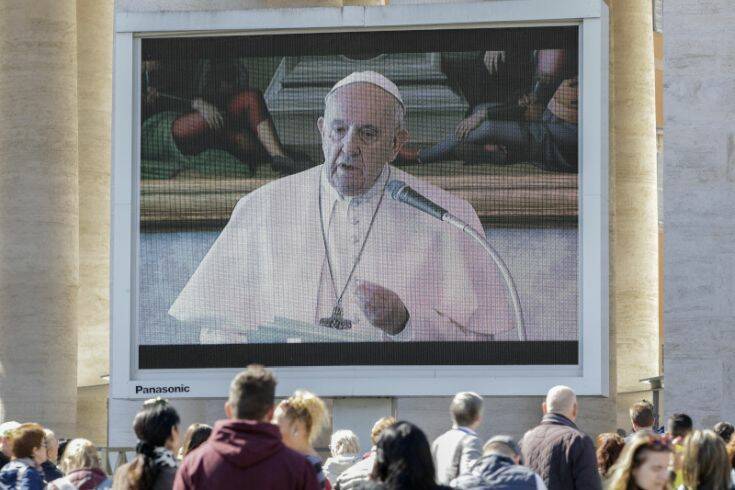 Κορονοϊός: Ο Πάπας Φραγκίσκος εκφώνησε το μήνυμα της Κυριακής μέσω Ιντερνετ