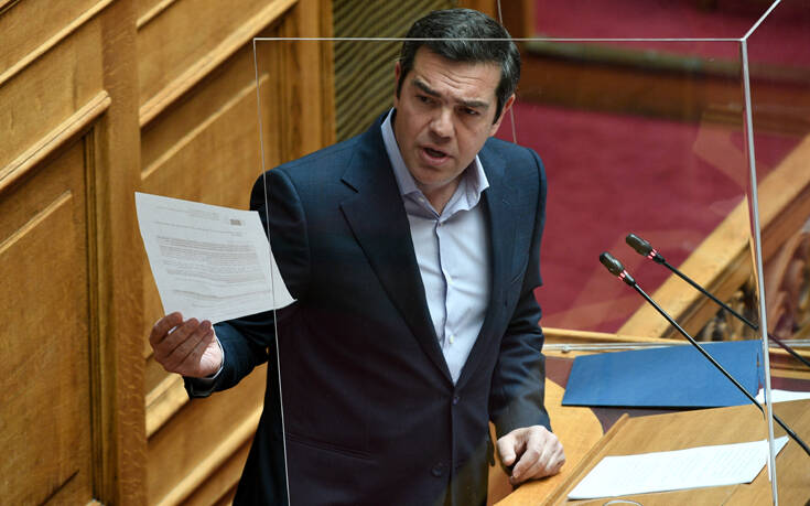 Τσίπρας: Η πρόθεση μας να στηρίξουμε την κυβέρνηση στη μάχη με τον κορονοϊό δεν είναι λευκή επιταγή