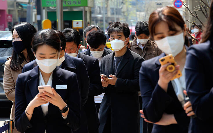 Ανησυχία στη Νότια Κορέα για επανενεργοποίηση του κορονοϊού: 91 ιαθέντες βρέθηκαν ξανά θετικοί στον ιό