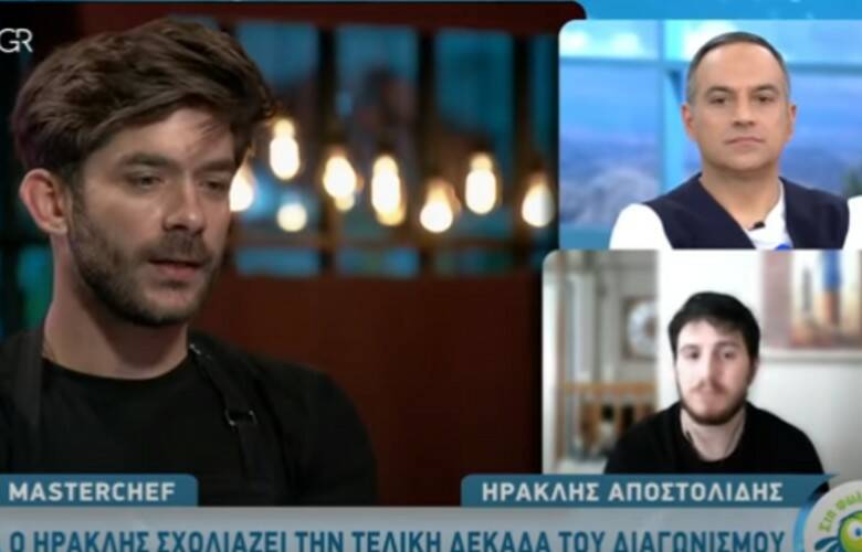 MasterChef 4: Ο Ηρακλής Αποστολίδης «προβλέπει» τους δυο φιναλίστ