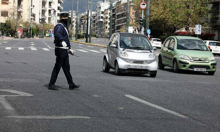 Απαγόρευση κυκλοφορίας: Πάνω από 500 πρόστιμα για άσκοπες μετακινήσεις