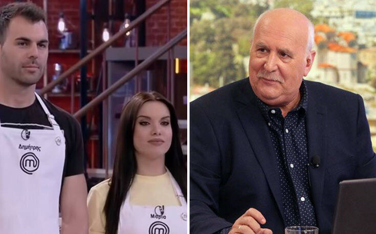 Ο Γιώργος Παπαδάκης βλέπει MasterChef 4 και σχολιάζει τη σχέση Μαρίας-Δημήτρη