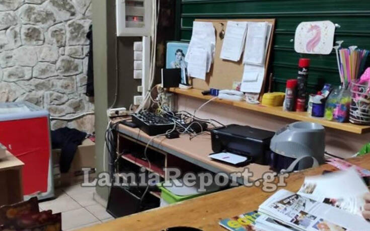 Κάμερα ασφαλείας «τσάκωσε» κλέφτη στη Λαμία