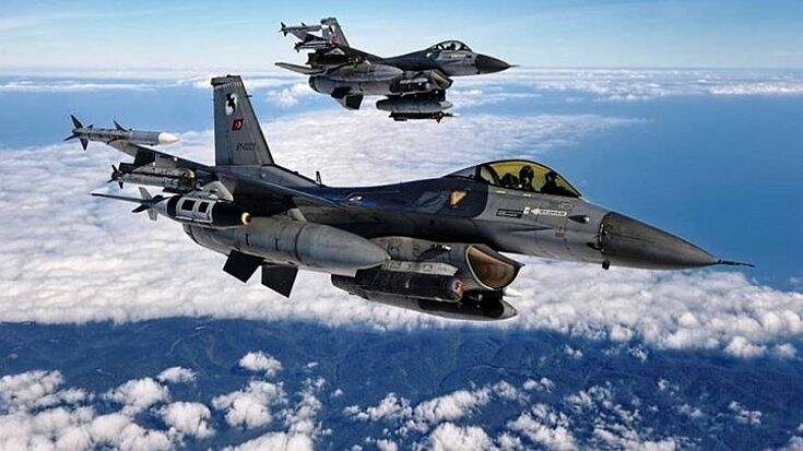 Τουρκικά F-16 πέταξαν δύο φορές πάνω από τη Λέσβο