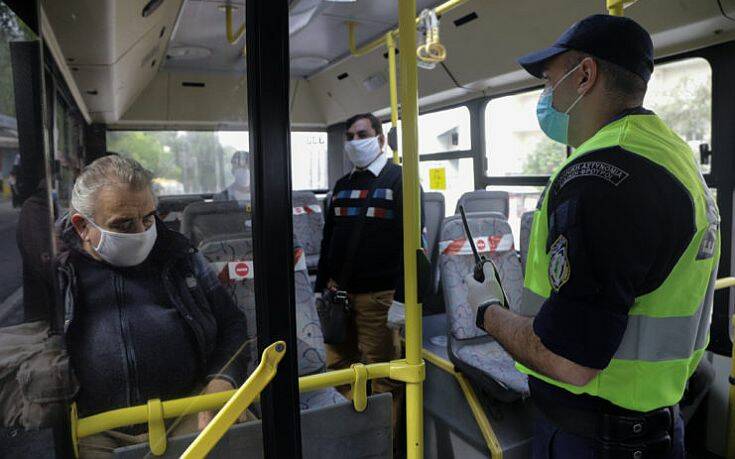 Παραβάσεις και πρόστιμα για μη τήρηση της ελάχιστης απόστασης και μη χρήση μάσκας