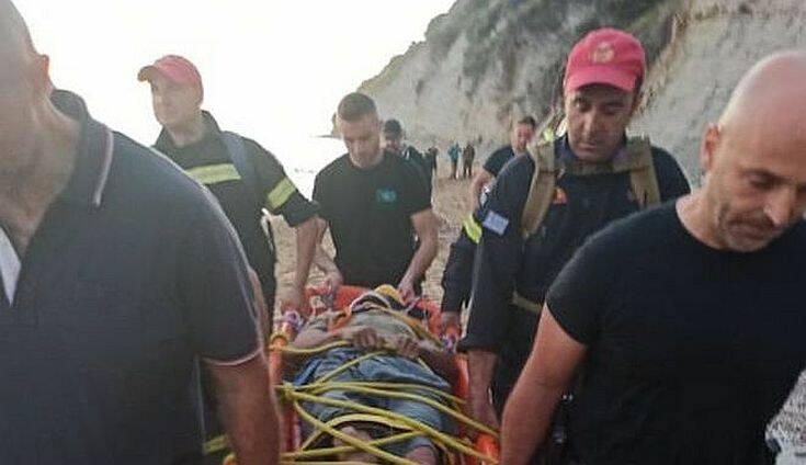 Τραυματισμένος μεταφέρθηκε στο Γενικό Νοσοκομείο Κέρκυρας, ο «δράκος της Κέρκυρας»