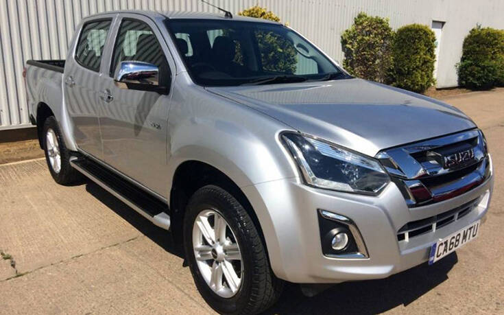 Ανάκληση των ελαφρών φορτηγών 4&#215;4 pick Isuzu D-MAX 