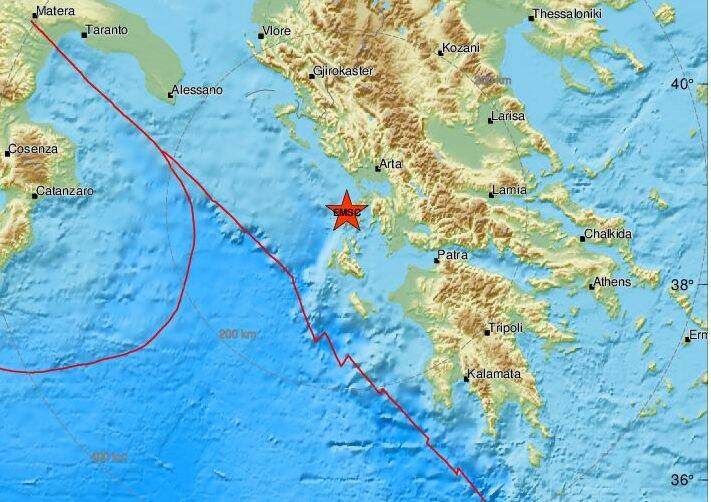 Σεισμός στη Λευκάδα τα ξημερώματα της Κυριακής