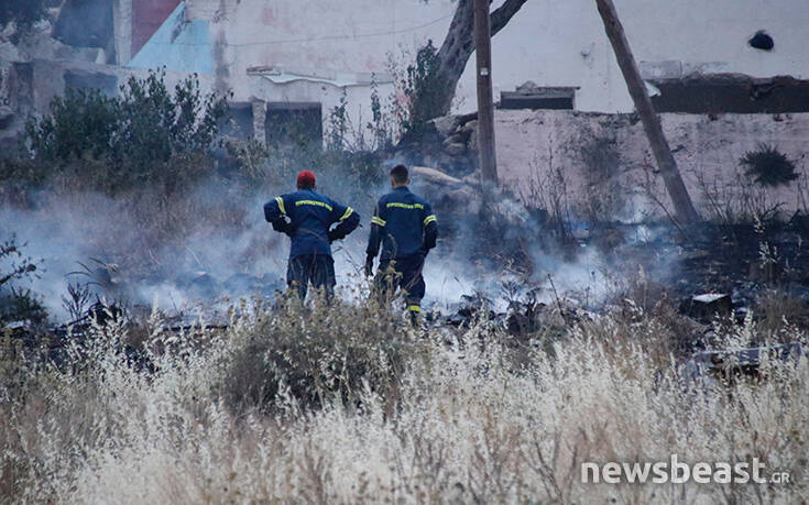 Φωτιά τώρα στην Αγία Βαρβάρα