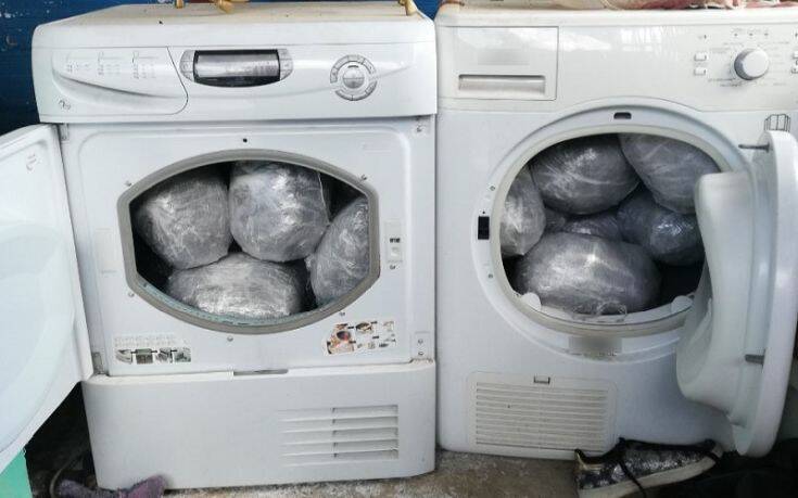 Θεσσαλονίκη: Έκρυβαν 20 κιλά χασίς μέσα σε στεγνωτήρια ρούχων
