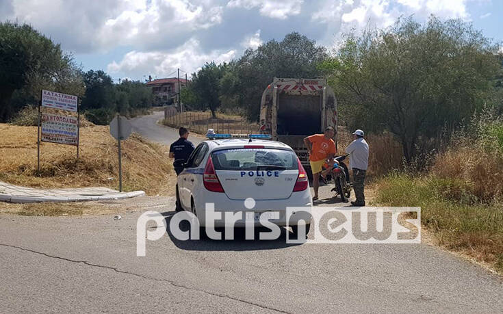 Πύργος: Γυναίκα έπεσε από απορριμματοφόρο και χτύπησε σοβαρά στο κεφάλι