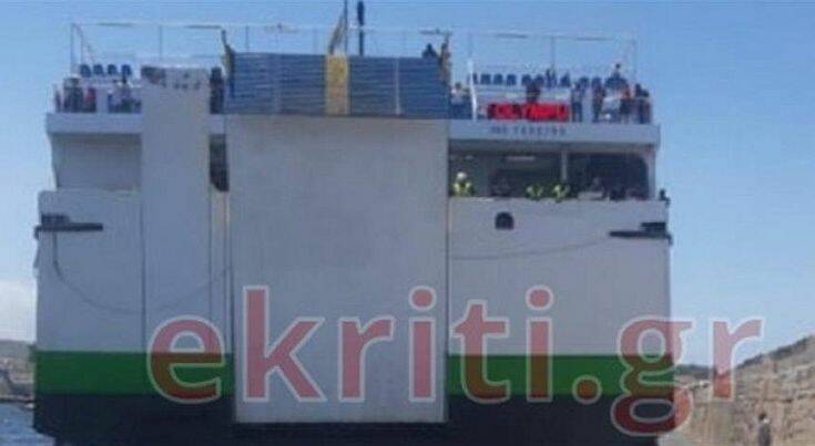 Πρόσκρουση πλοίου στο Ρέθυμνο &#8211; Δεν έχει αναφερθεί κανένας τραυματισμός