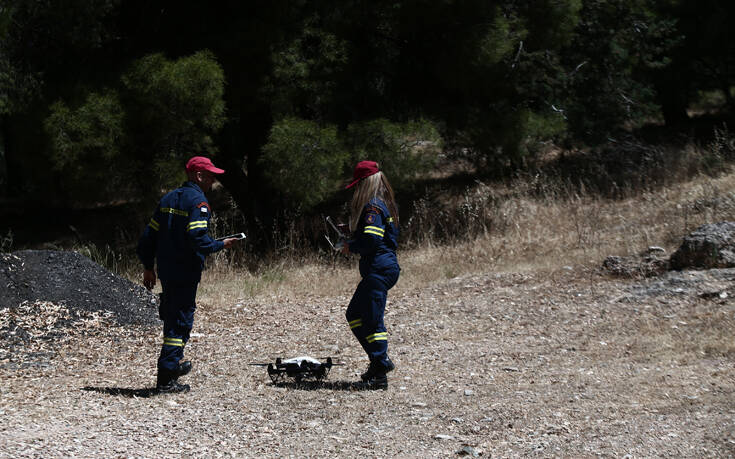 Υμηττός: Σηκώθηκε drone για τον αγνοούμενο – Φωτογραφίες από την επιχείρηση