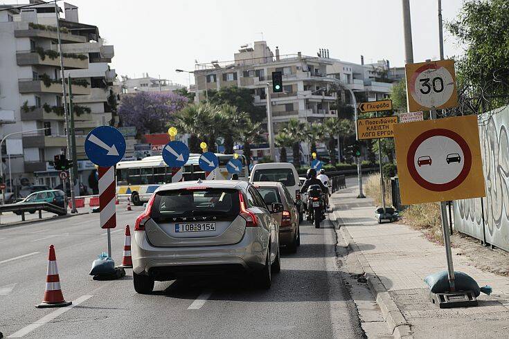 Άνοιξε η Λεωφόρος Ποσειδώνος, κανονικά διεξάγεται πλέον η κυκλοφορία