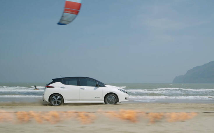 Το Nissan Leaf τολμά να «προκαλεί» τη φύση
