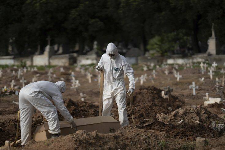 Άλλους 904 θανάτους από κορονοϊό κατέγραψε η Βραζιλία μέσα σε 24 ώρες
