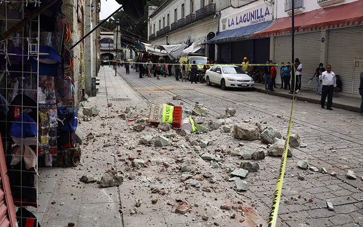 Ισχυρός σεισμός στο Μεξικό: Τουλάχιστον δυο οι νεκροί