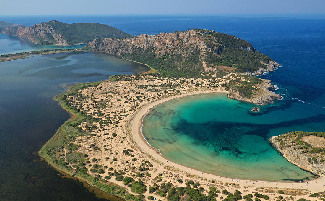 Η φημισμένη και εντυπωσιακή παραλία της Πελοποννήσου