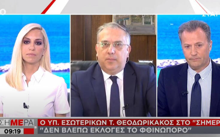 Θεοδωρικάκος: Δεν βλέπω εκλογές το φθινόπωρο