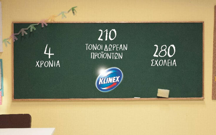 H KLINEX στηρίζει την εθνική προσπάθεια του Υπ. Παιδείας και των Δήμων για καθαρά και ασφαλή σχολεία
