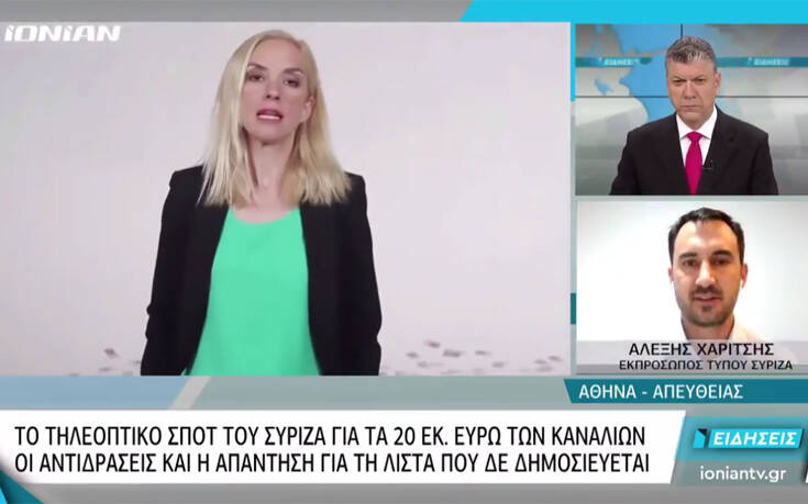 Χαρίτσης: Σκανδαλώδης η μη κοινοποίηση της λίστας των ΜΜΕ που χρηματοδοτήθηκαν από την κυβέρνηση