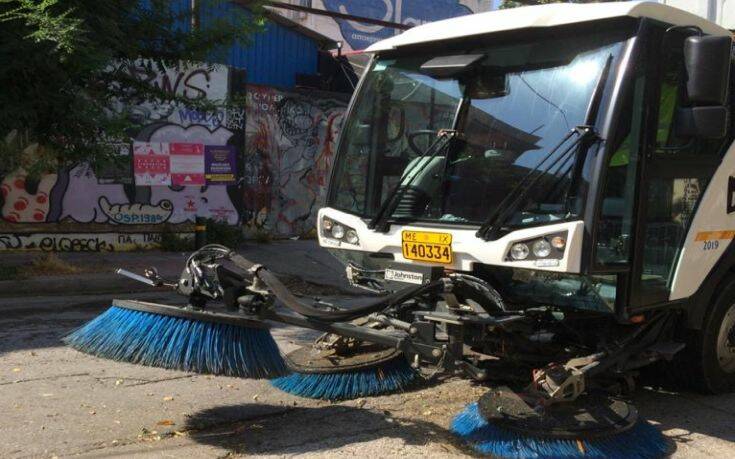 Στο Μεταξουργείο η κυριακάτικη καθαριότητα του Δήμου Αθηναίων