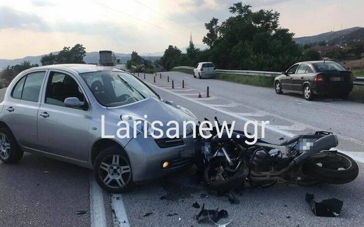 Νεκρός σε τροχαίο 32χρονος οδηγός μηχανής στη Λάρισα