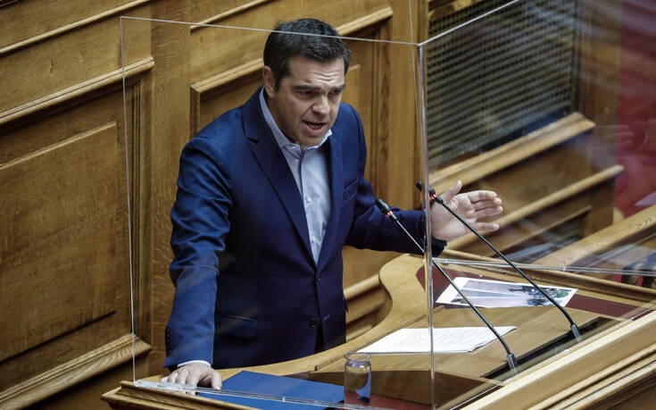 Παρέμβαση Τσίπρα στη Βουλή για τα ελληνοτουρκικά
