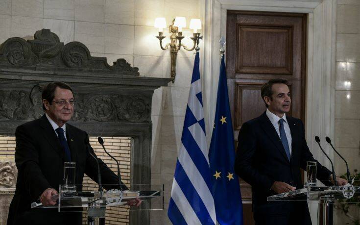 Μητσοτάκης – Αναστασιάδης με φόντο τις διερευνητικές Ελλάδας – Τουρκίας και την αναβληθείσα Σύνοδο Κορυφής της ΕΕ