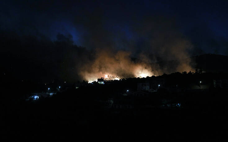Φωτιά τώρα στην περιοχή Κολοκυθάς στην Ηλεία