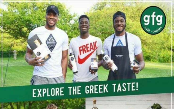 Οι Αντετοκούνμπο διαφημίζουν στις ΗΠΑ την ελληνική κουζίνα
