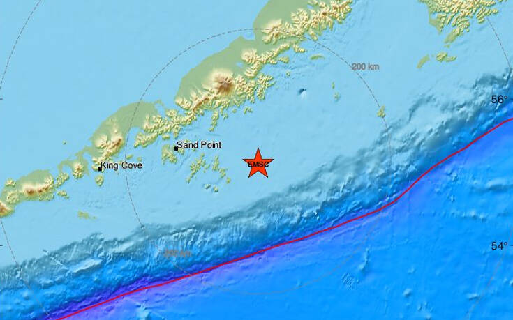 Ισχυρός σεισμός στην Αλάσκα &#8211; Προειδοποίηση για τσουνάμι
