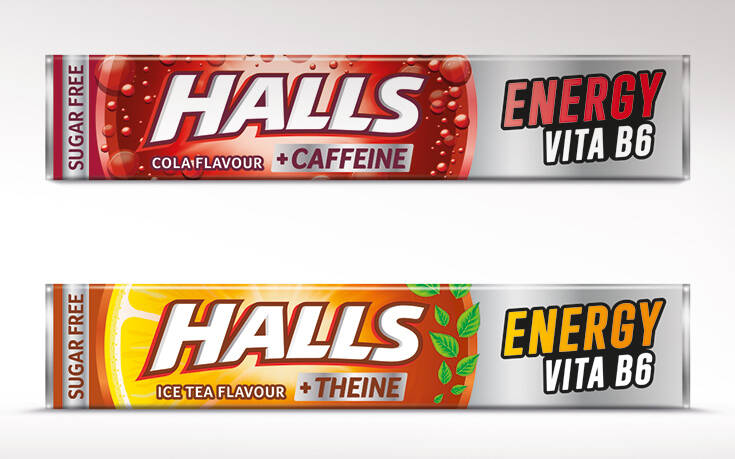 Οι νέες Halls Energy με βιταμίνη Β6 ήρθαν για να εκτοξεύσουν την ενέργειά σου στα ύψη