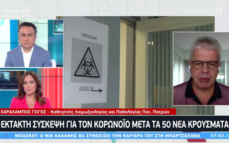 Γώγος: Η Ελλάδα δεν πρέπει να έχει κρούσματα – Αν νοσήσει ο πληθυσμός μας θα έχουμε αρρώστους