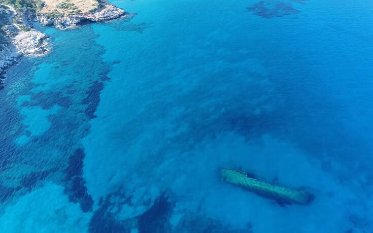 Το εντυπωσιακό ναυάγιο στον Κάβο Μαλιά