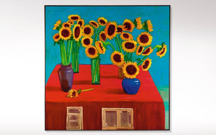 Πουλήθηκε 14,8 εκατ. δολάρια ο πίνακας «30 Ηλιοτρόπια» του Ντέιβιντ Χόκνεϊ